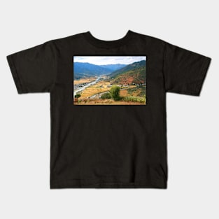 The Paro Valley, Bhutan, Eastern Himalayas Kids T-Shirt